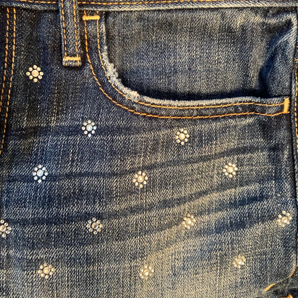 Hollister Rhinestone Denim Shorts - Picture 3 of 5